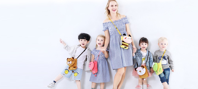 Kids Plush Sling Bags